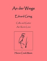 An der Wiege, Op. 68, No. 5 Guitar and Fretted sheet music cover